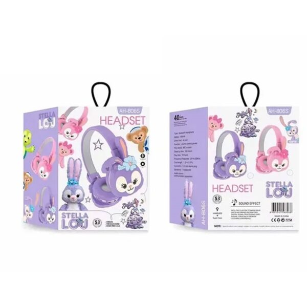 BLUETOOTH SLUSALICE AH-806D2 STELLA LOU PINK