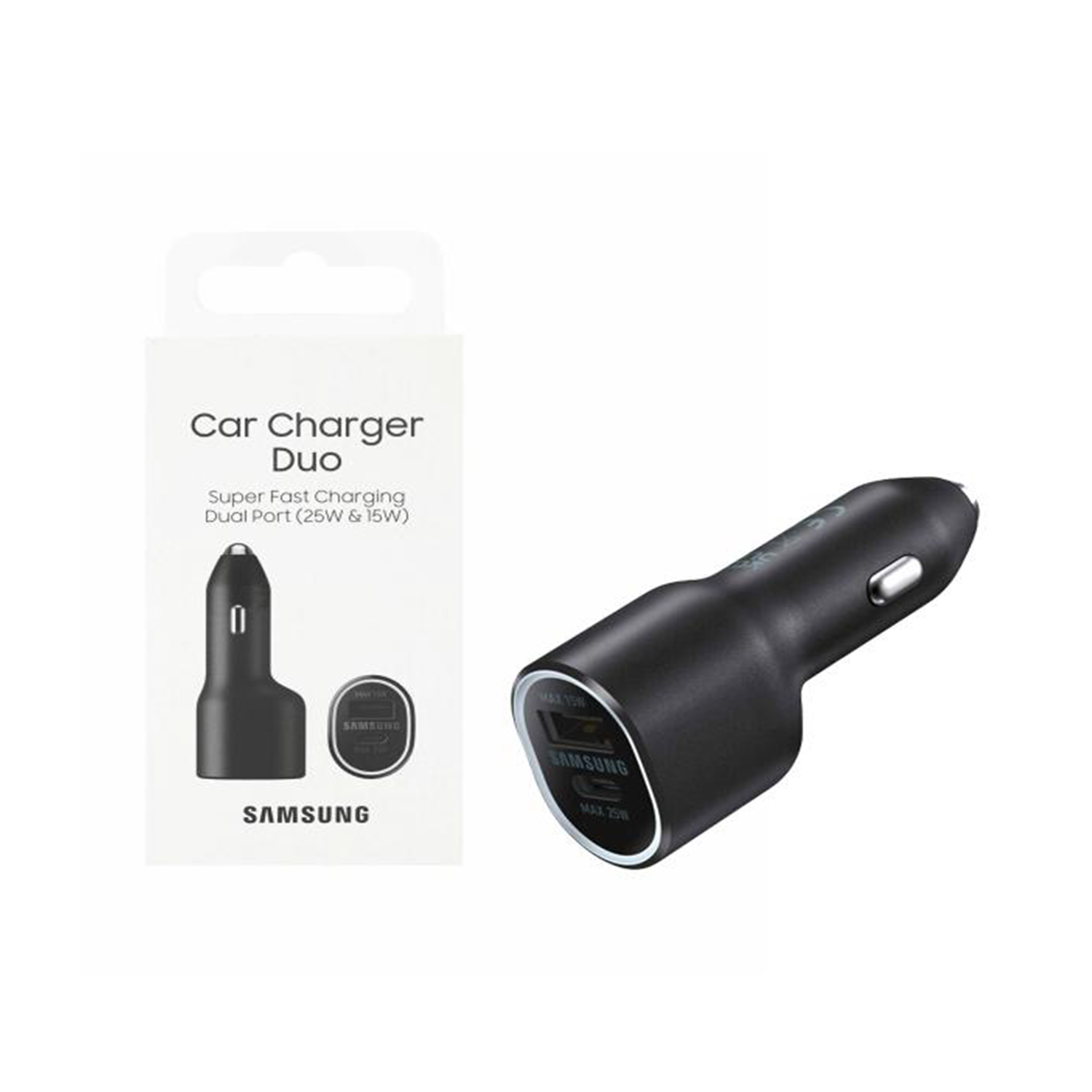 SAMSUNG AUTO PUNJAČ 40W – DUO USB-C + USB-A BRZI PUNJAČ ZA AUTO