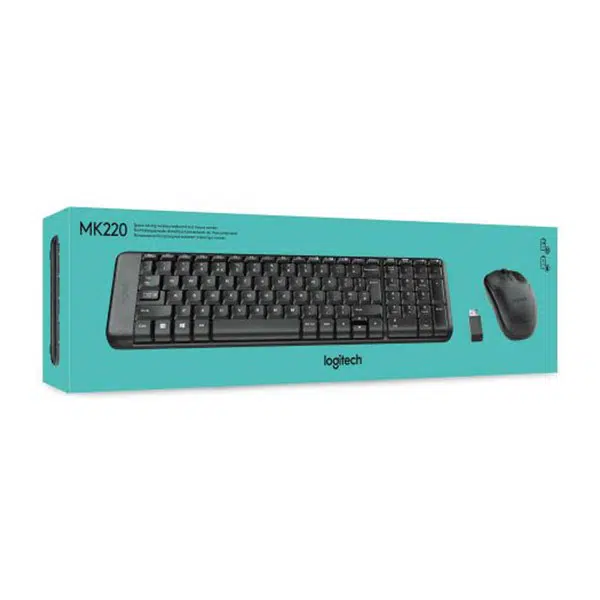 LOGITECH MK220 TASTATURA I MIŠ BEŽIČNO