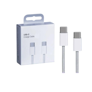 USB Type-C na Type-C Kabel za Brzo Punjenje – Fast Charging Kabel za Mobitele, Tablete i Druge USB-C Uređaje - Slika 1